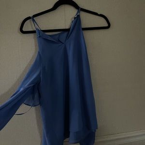 Blue blouse, worn once